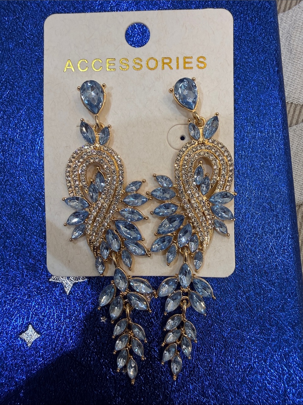 Blue Luxury earrings